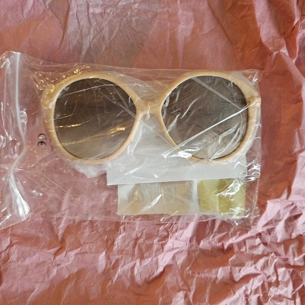 Chloe 58mm Round SunglassesIVORY